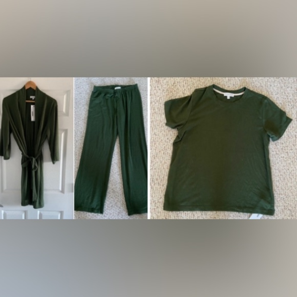 PJ Salvage Green Intimates Set